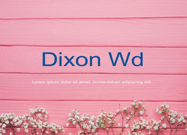 Dixon Wd example